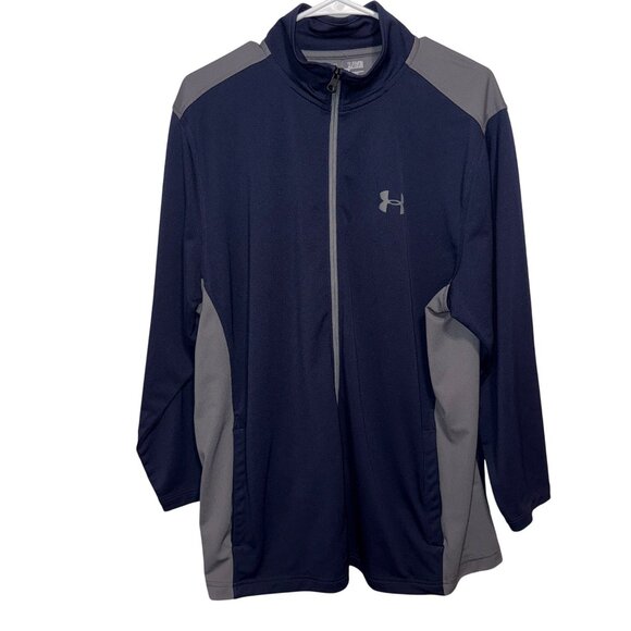 Under Armour Mens HeatGear Loose Jacket XL Full Zip - Picture 1 of 6